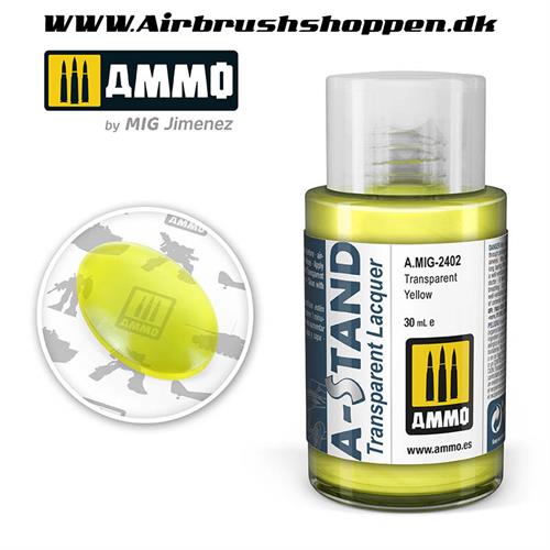 A.MIG 2402 Transparent Yellow   A-Stand paint 30 ml